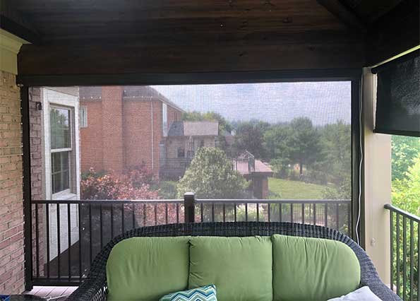 Dark Bronze 5% Openness, Bronze Housing & Rails