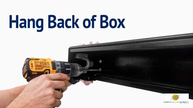Hang back of box