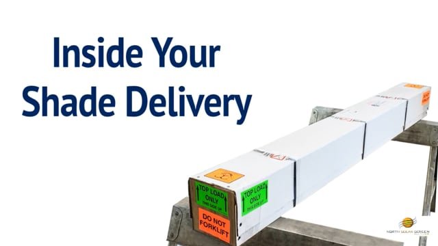 Inside Your Shade Delivery CITADEL Motorized
