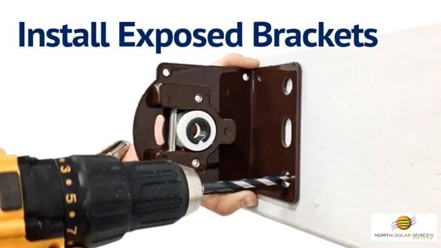Install Exposed Brackets Baby Grande Grande Motorized
