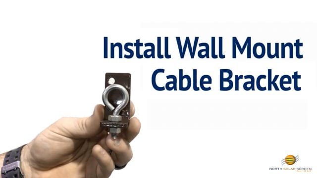 Wall Cable Bracket Exposed